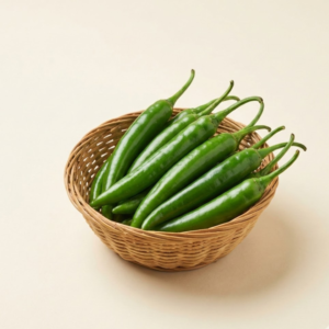 Taaza Hari Mirch (Fresh Green Chilli)
